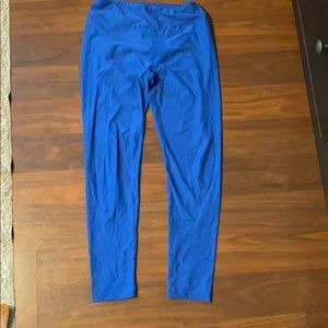 OS lularoe leggings, blue